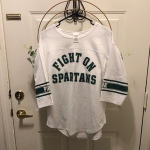 Women’s Pink VS Spartans Jersey size med